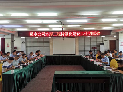 公司召開水庫工程標準化建設工作調度會