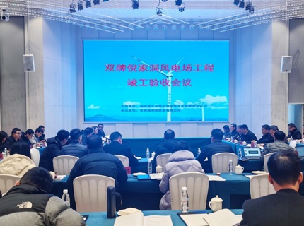 澧水公司雙牌倪家洞風電場工程順利通過竣工驗收