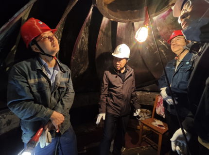 徐磊到江埡電站檢查安全生產工作